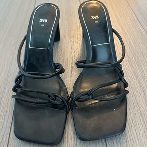 Zara Mid Heel Sandals